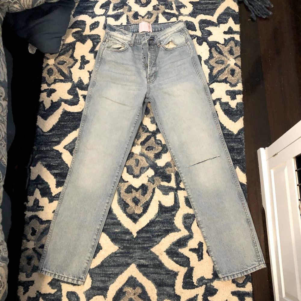 Revice straight leg jeans.